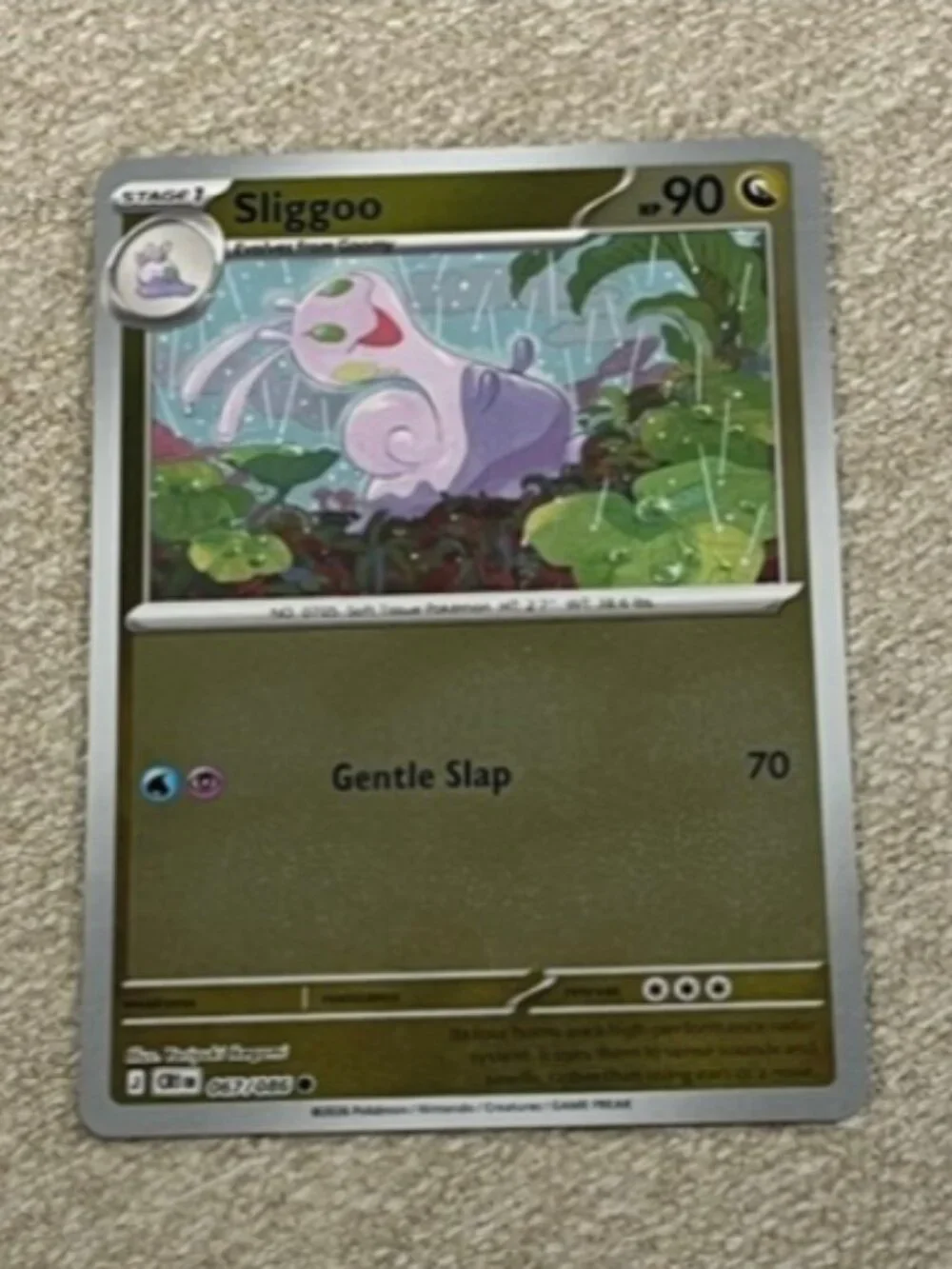 sliggoo pokemon card - (73) Evolves from Goomy Type Pokemon TCG - XY2 -